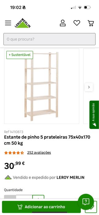 Estante Leroy Merlin