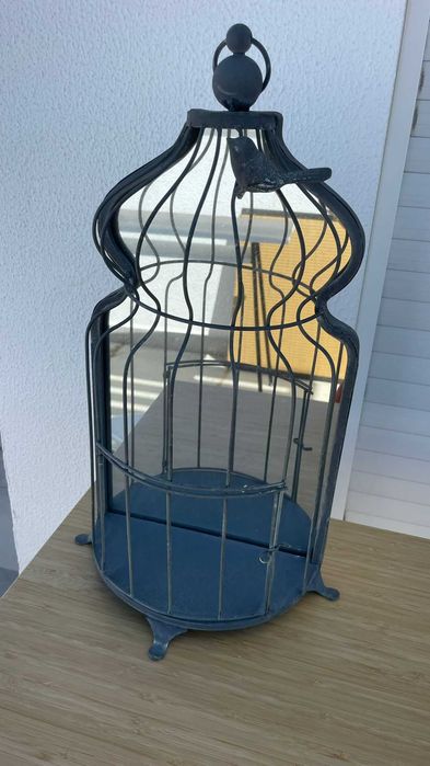Espelho 3D em Forma de Gaiola de Pássaro