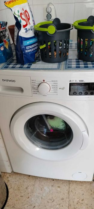 Máquina Lavar Roupa Daewoo - Classe A+++ - Bom Estado - Lagos -Algarve
