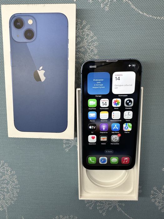 Продам телефон айфон - Iphone 13 Blue 256GB