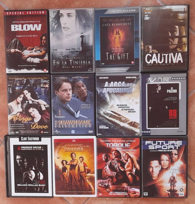 Lote de filmes dvd