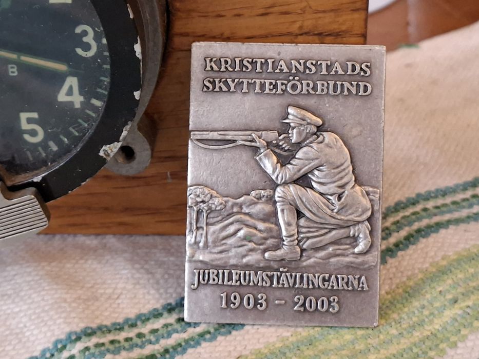 pamiątkowa plakietka SZTABKA 29,29gr Szwecja Możliwe że srebro :)