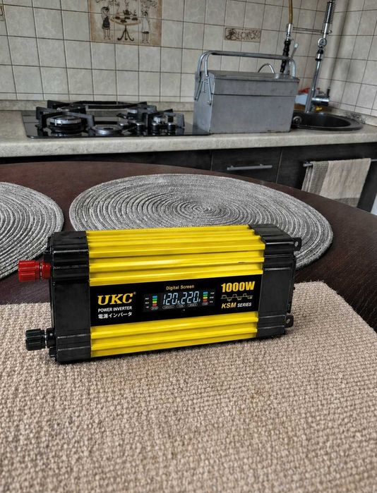 Автомобільний інвертор 1300 вт перетворювач ac dc для авто