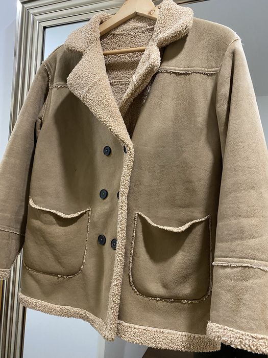 Casaco reversivel de pelo