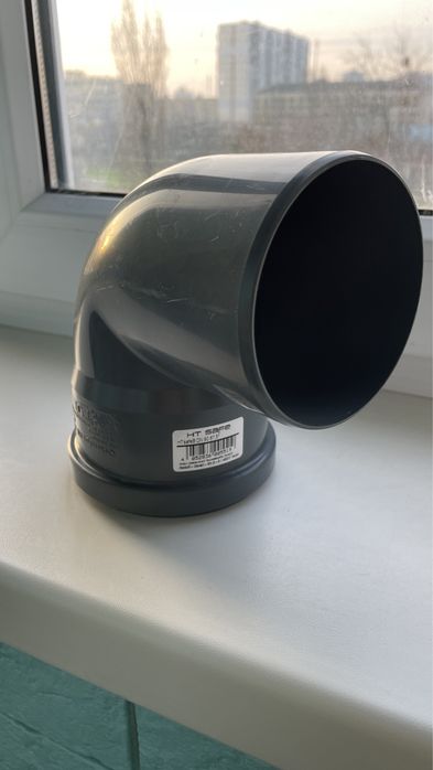 Колено канализационное Ostendorf HT-Safe 90*87˚