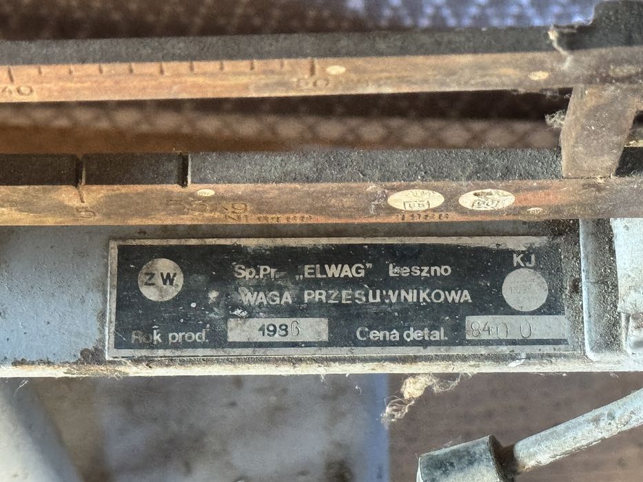 Waga przesuwnikowa Elwag