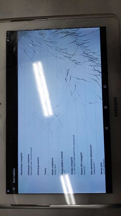 Tablet Samsung Tab 2 Lineage Os