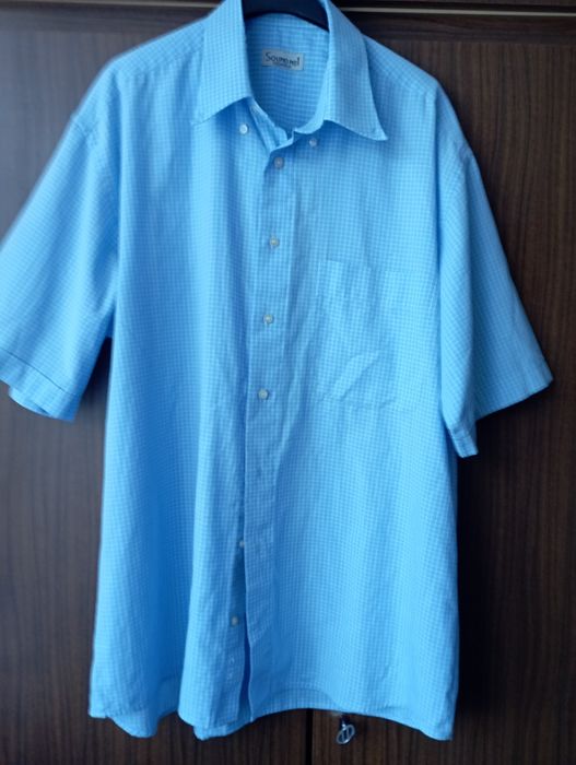 Koszula męska krótki rękaw XXL