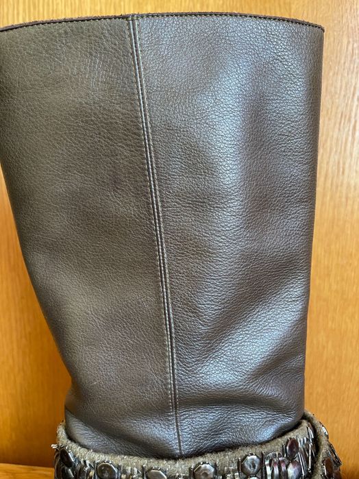 Сапоги кожаные Vero Cuoio