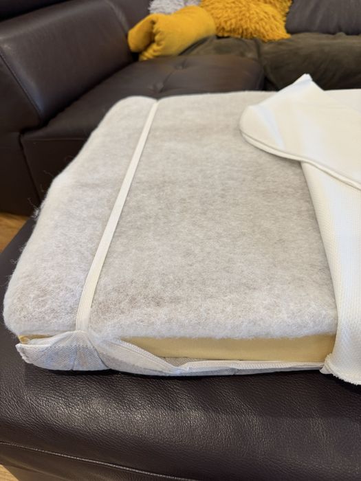 Materac dziecięcy 120 x 60,gryka kokos,gratis ochraniacz na mater.,itp