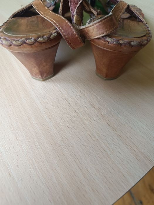 Sandały obcas skórzane Pikolinos 39(24.5cm)