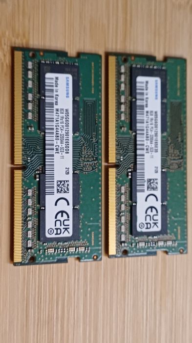 SDRAM 16GB 2x8GB DDR4 Samsung, sprawdzone