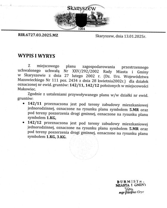 2 działki budowlane w Makowcu koło Radomia - Widok 2