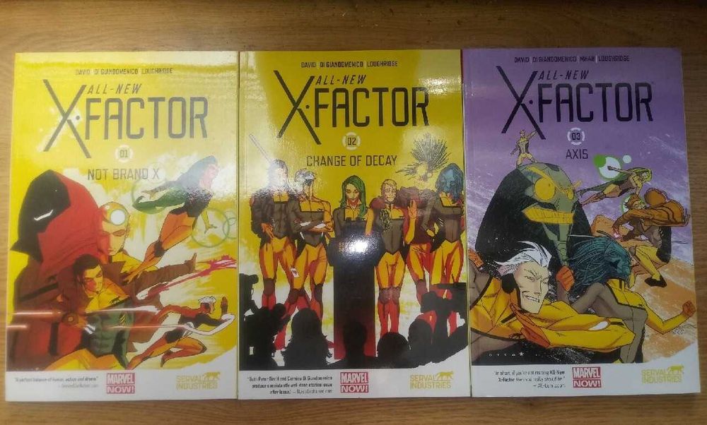 All New X-Factor 1-3 TPB komplet Marvel NOW