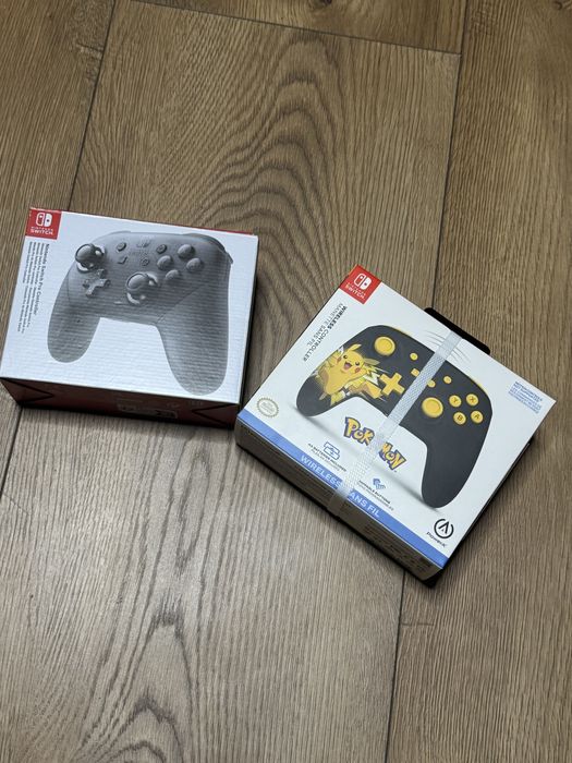 Nintendo switch pro controller oraz nowy pad bezprzwodowy pokemon