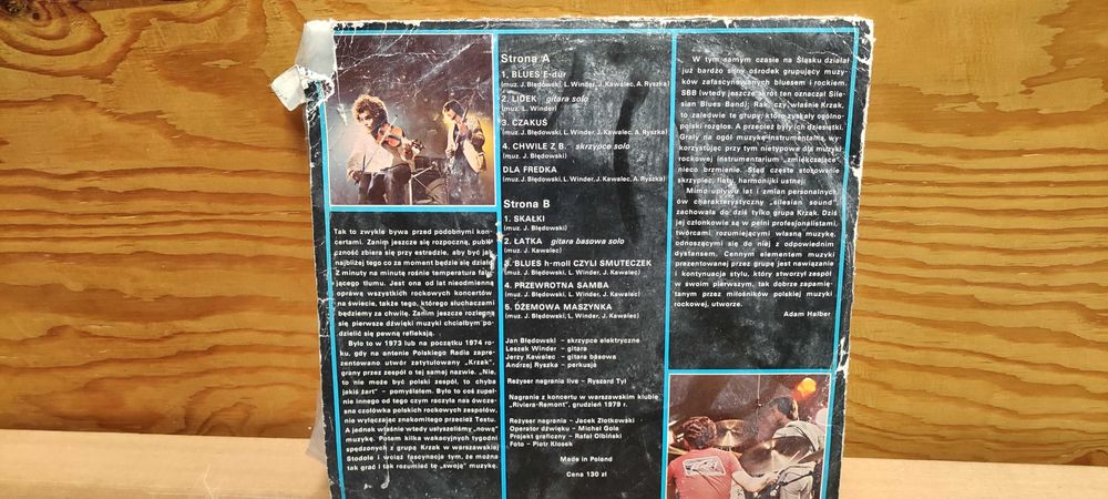 płyta winylowa Krzak Blues Rock