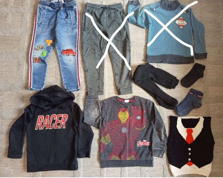 Вещи мальчику на 3-5 лет бесплатно