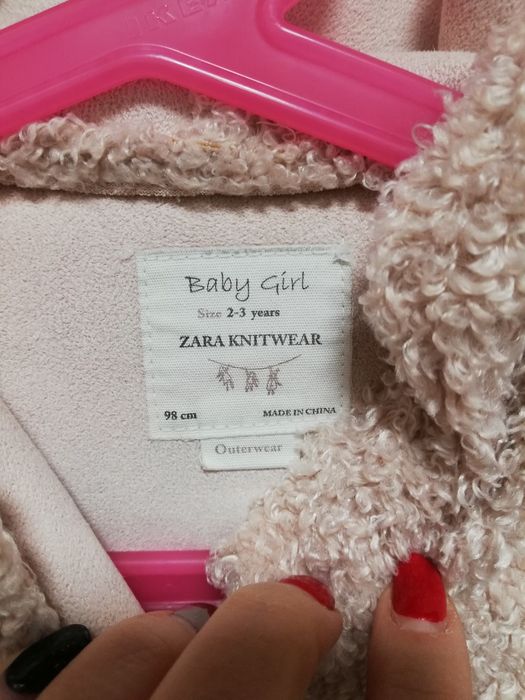 Kurteczka kożuszek Zara 98 bdb