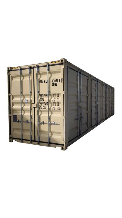 Kontener morski High Cube 40’HC z drzwiami bocznymi Open Side, 40ft