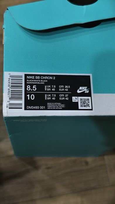 Buty Męskie Trampki Sportowe NIKE Sb Chron 2 Rozmiar Eu 42 - 26,5 cm
