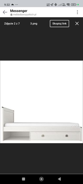 Łóżko młodzieżowe 90x200