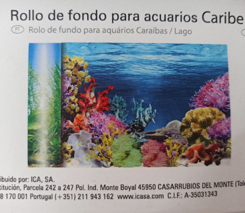 Rolo de fundo para aquários 15 metros 30cm