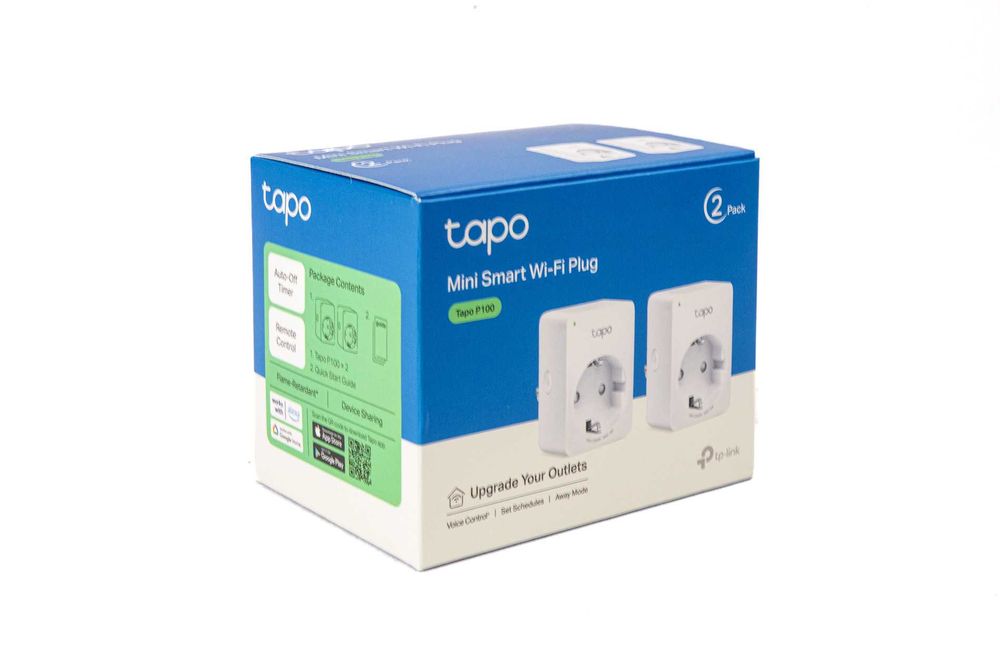 Conjunto de 2 tomadas inteligentes TAPO P100 novas