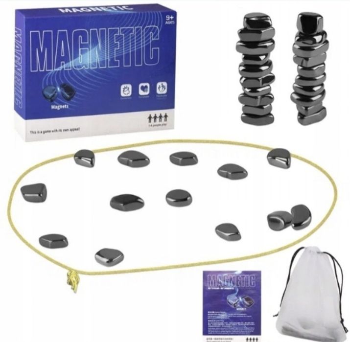 Gra Magnetic Magnets Magnetyczne Kamienie + Karty UNO