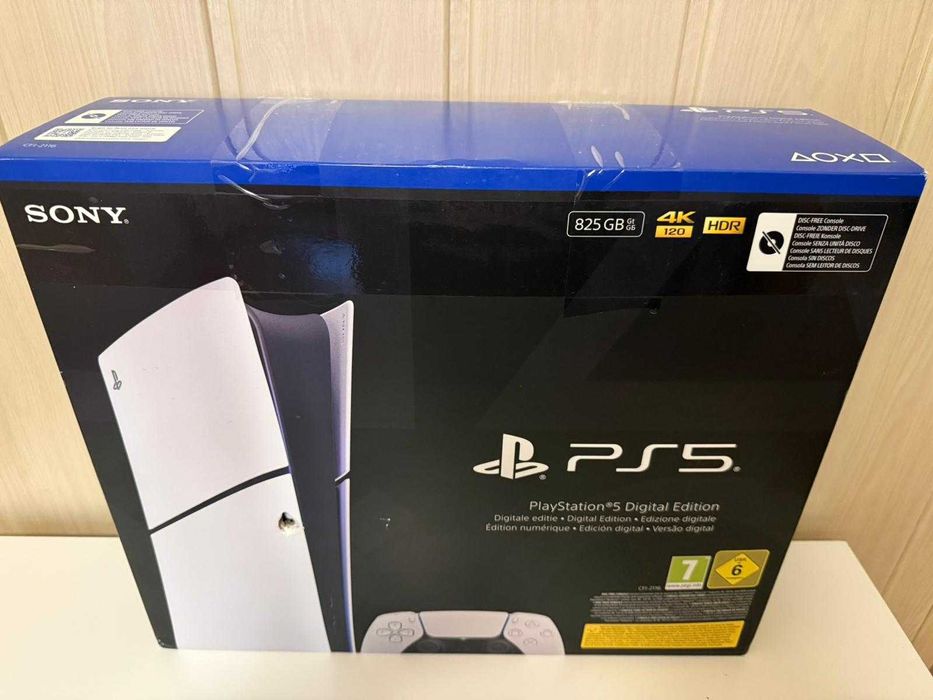PlayStation 5 (Slim)(Digital Edition)(825Gb)pad,okablowanie,ładowarka do padów
