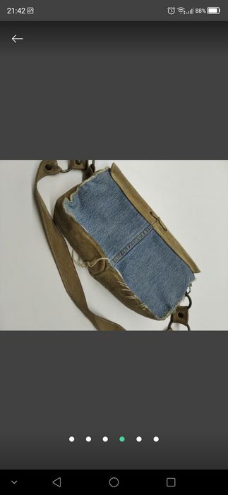 Сумка кожа нубук Aridza Bross Италия оригинал