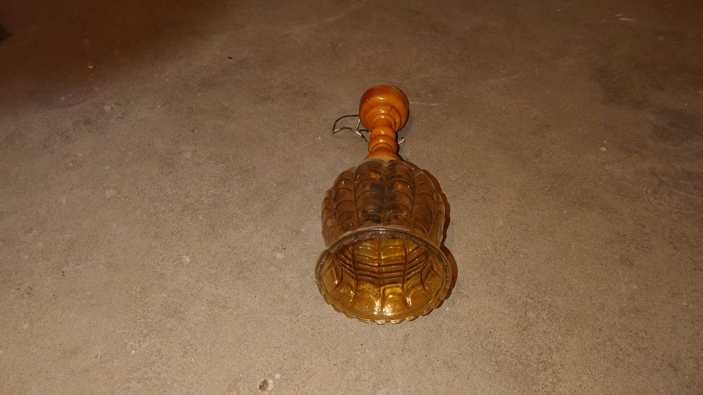 Lampa drewniana na 230V
