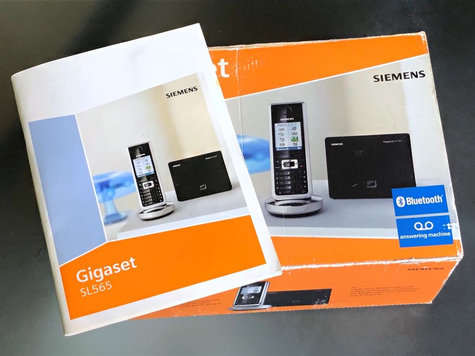 Радіотелефон Siemens Gigaset SL565 стаціонарний робочий домашній