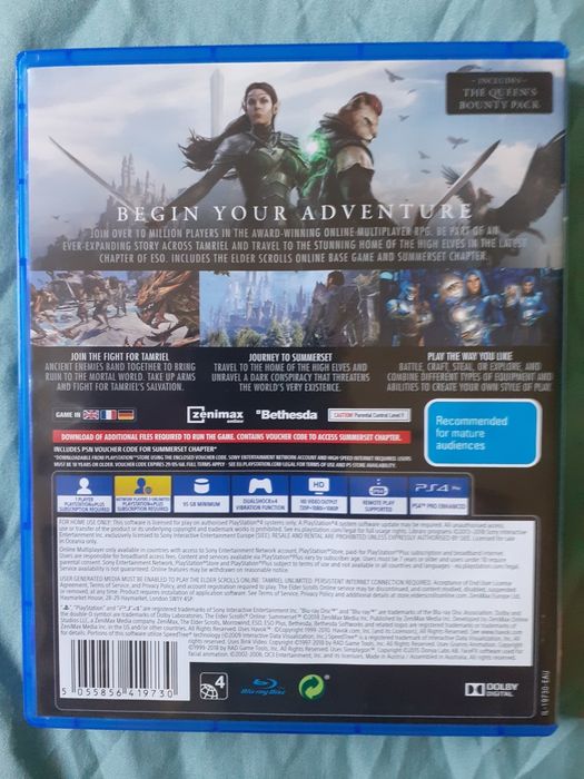 The elder scrolls Summerset PS4