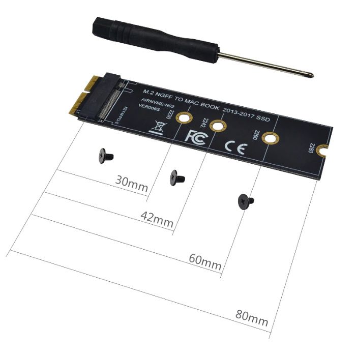 Adaptador Disco SSD M.2 Macbook