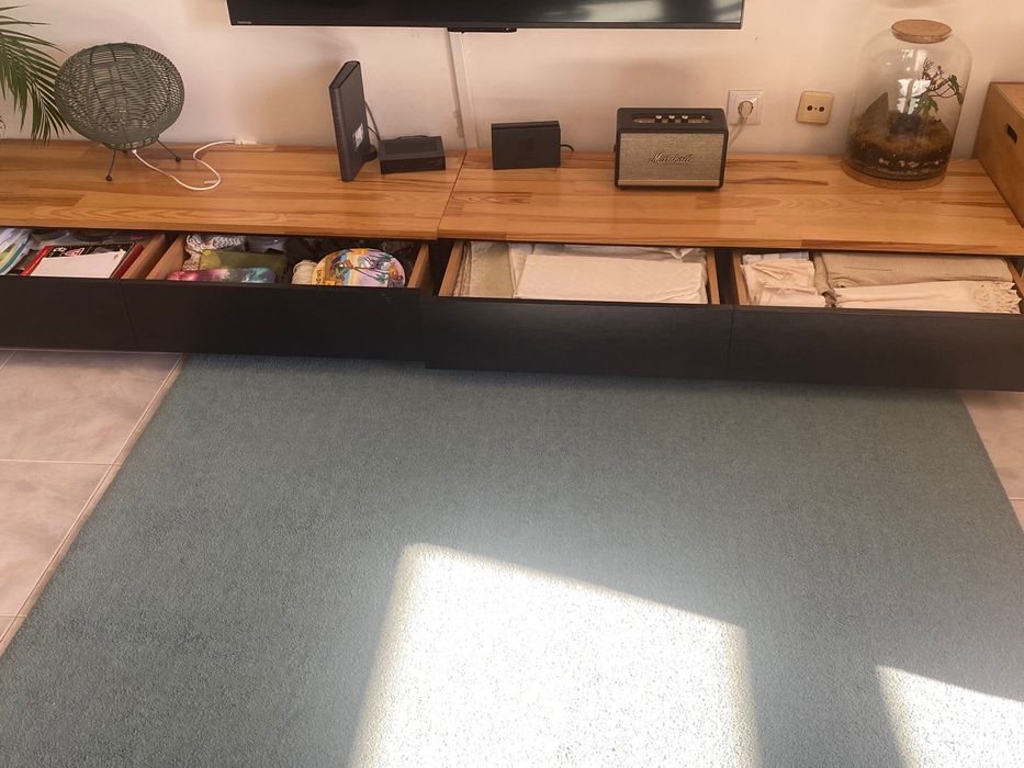 Movel tv com dois modulos de parede