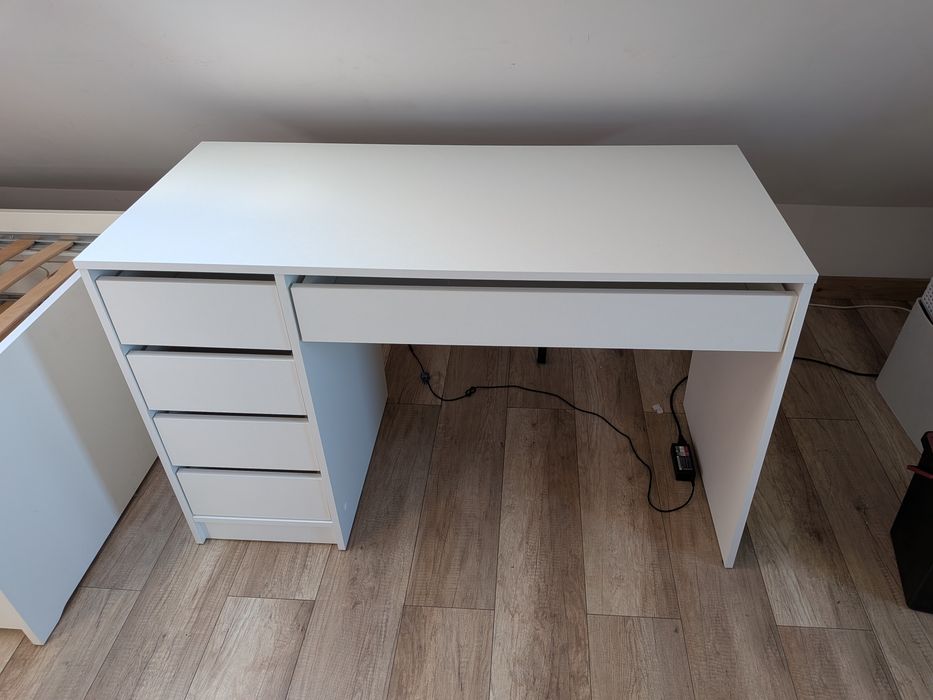 Biurko białe 120cm