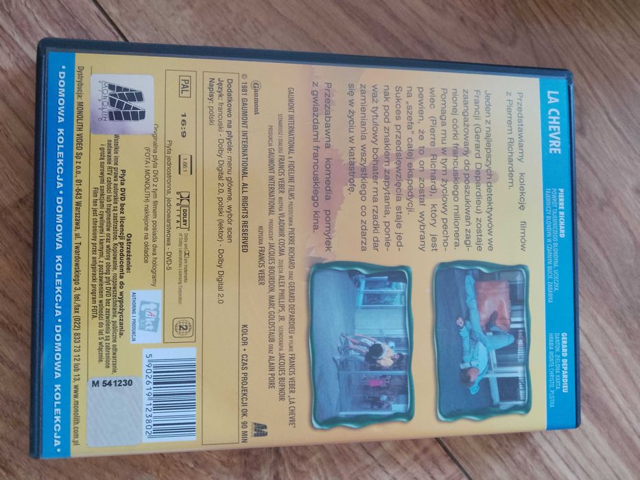 unikat rzadkość Pechowiec Gerard Depardieu francuska komedia film DVD