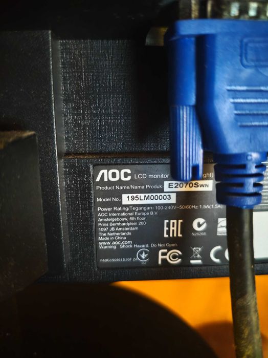 Monitor AOC E2070swn używany