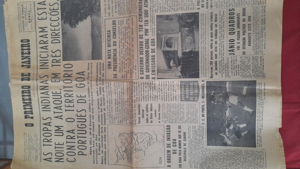 Jornais antigos O Primeiro de Janeiro