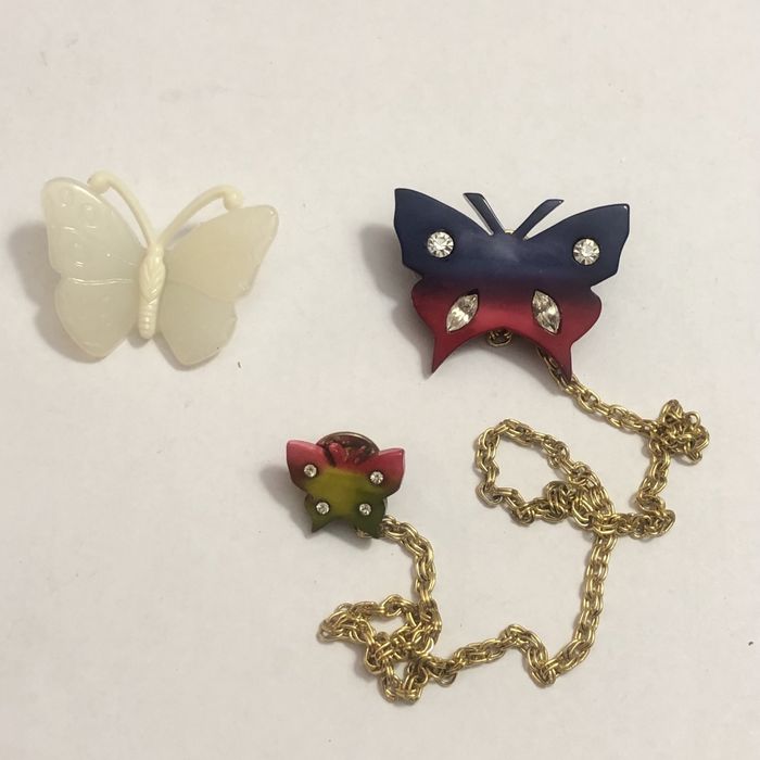 Підвіска брошь метелик вінтаж весілля