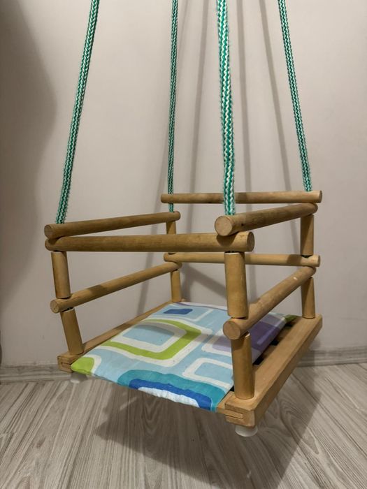 Huśtawka drewniana