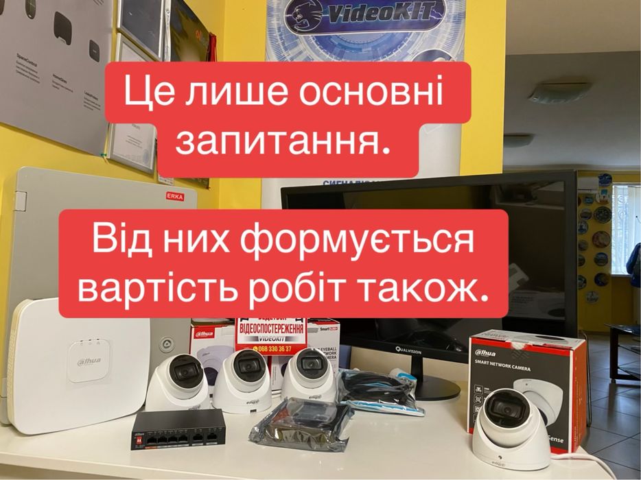 Установка камер під ключ