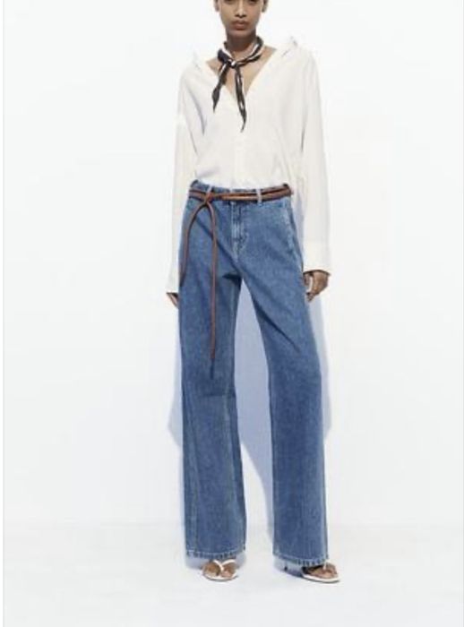 Широкі джинси zara