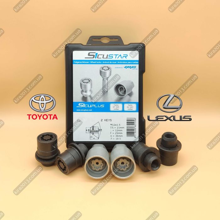 Гайка Тойота для оригинальных дисков Гайки Toyota Camry Avensis Yaris