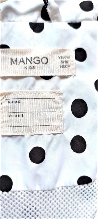 Вітрівка для дівчинки біла MANGO р.140