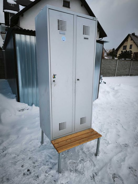 5 Szaf BHP Malow 220x80x50 z Ławką , SANEPID, Pracownicza, Faktura