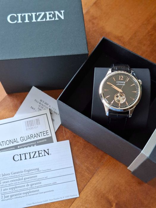 Zegarek męski Citizen Mechanical Classic Open Heart