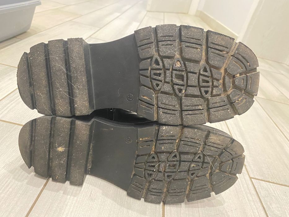 Зимові шкіряні чоботи