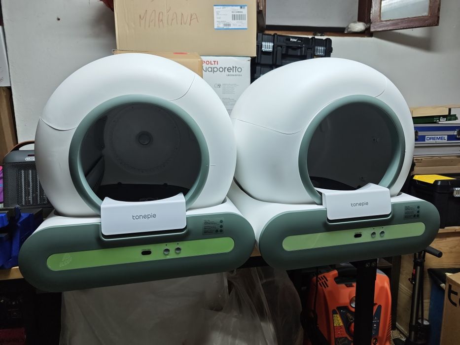 2x WC para gatos totalmente automáticos com Wi-Fi