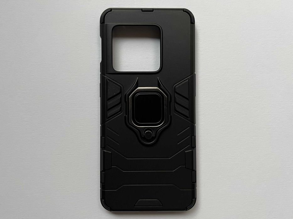 OnePlus 10 Pro чохол Magnetic Knee магніт підставка чорний пластик